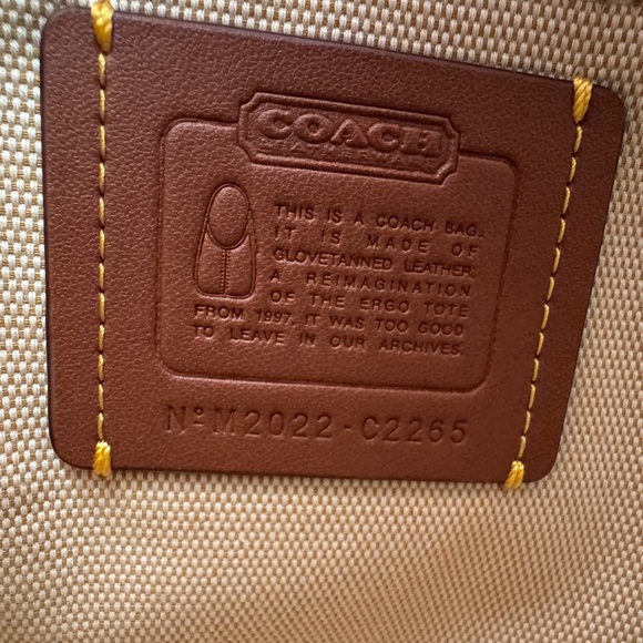 Coach Ergo Shoulder Bag Honey Brown C2265 - Picture 14 of 14